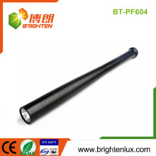 OEM Factory Supply 1 * 18650 Batterie au lithium usée Lumière brillante Meilleur torche rechargeable de la torche anti-poussière de la police